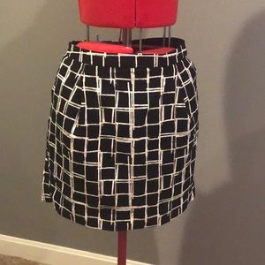 GAP Windowpane Print Mini Skirt - Sz 18